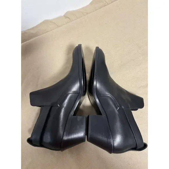 Rag & Bone Boots Womens Size EU 40/41 Black Leather Harness Western Ankle Italy - Picture 6 of 10